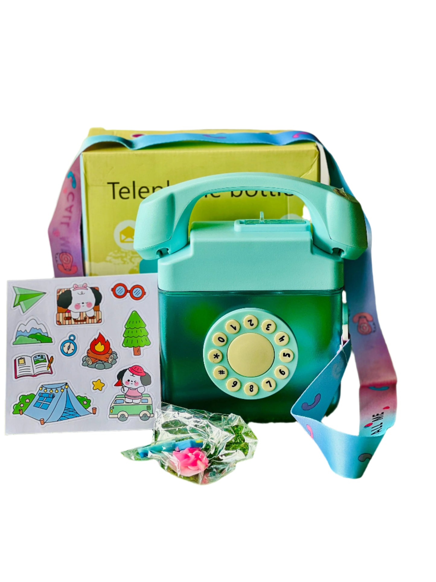 DONUTS & TELEPHONE SHAPE BOTTELS FOR KIDS