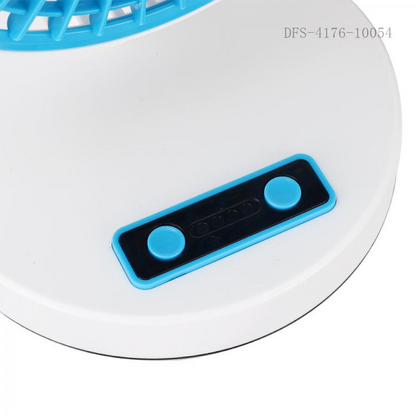 JR-2022 Rechargeable Mini Table Fan with LED Light, Battery 1200mAh