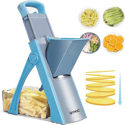 Safe Food Slicer for Kitchen, Multifunctional Vegetable Chopper, Potato Slicer