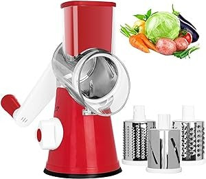 3-in-1 Vegetable Slicer: veggie cutter, nut shredder, potato maker