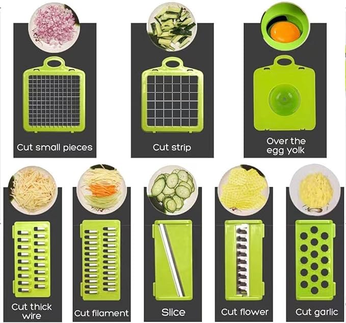 Multifunctional Vegetable Cutter, Kitchen Shredder, Grater, Potato Chopping