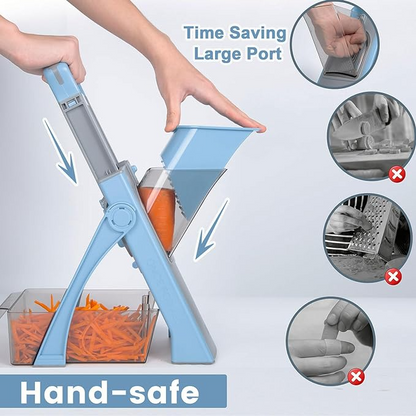 Safe Food Slicer for Kitchen, Multifunctional Vegetable Chopper, Potato Slicer