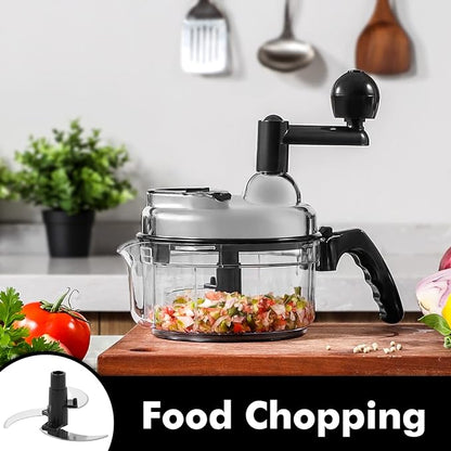 Quick Chopper Manual Food Processor 4 IN 1