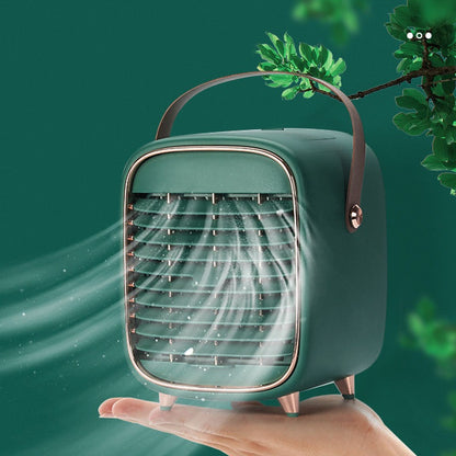 Rechargeable mini air cooler fan portable air conditioner water Misting cooling 2000mah battery