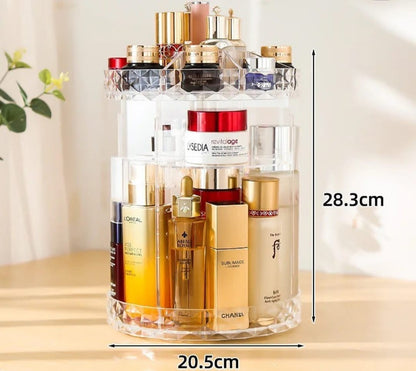 360 DEGREE ROTATING COSMETIC ORGANIZER