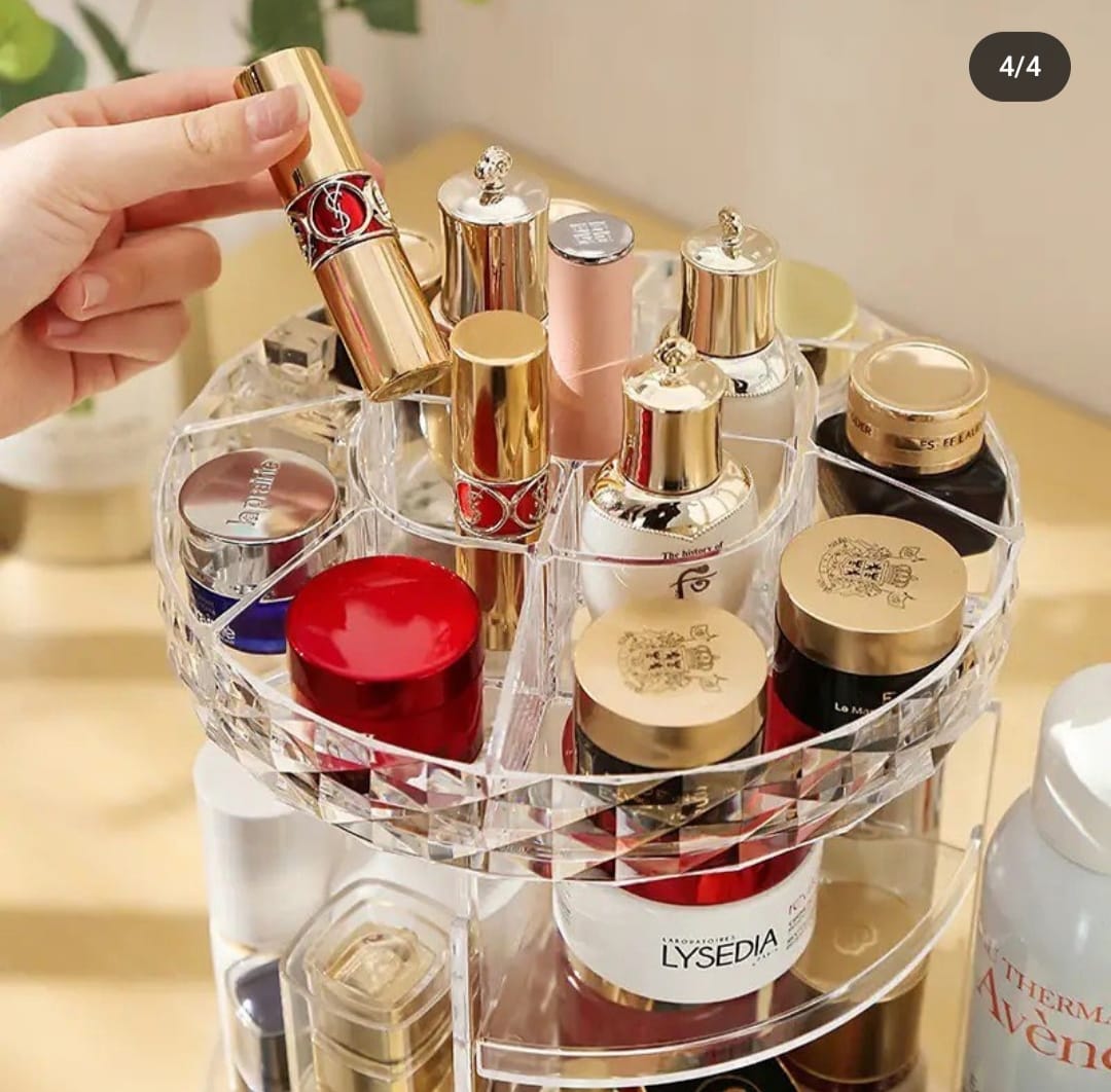 360 DEGREE ROTATING COSMETIC ORGANIZER