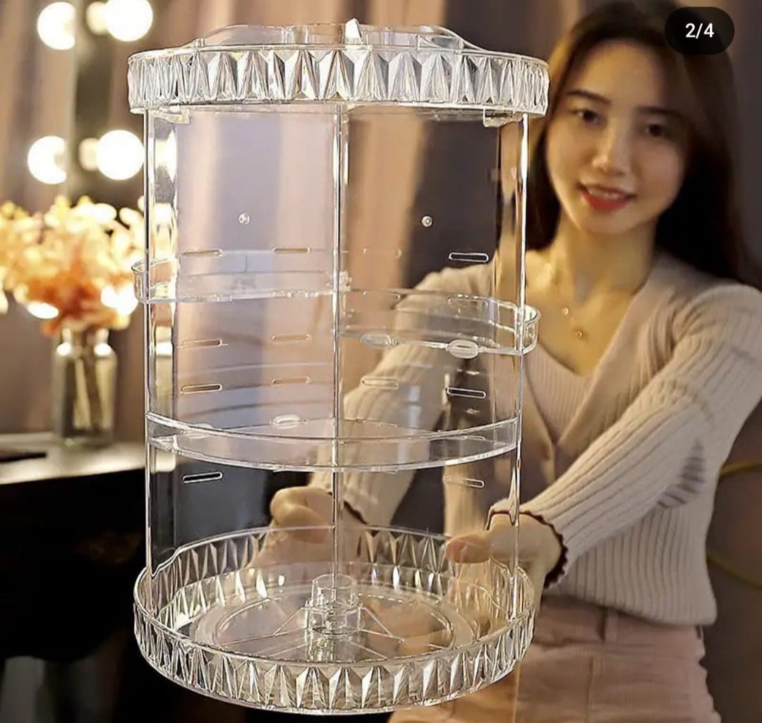 360 DEGREE ROTATING COSMETIC ORGANIZER