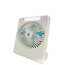 USB Rechargeable Portable Table Fan With Lamp for Home and Office JR-2023